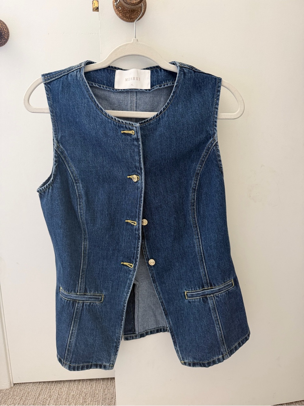 ABEL Denim Button Up Top - Picture 2 of 4